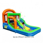 บ้านลมขนาด 396x213x244 cm สินค้าผลิตและออกแบบได้ลงตัวและน่ารักสุดๆ พร้อด้วยฟังท์ชั่นที่เสริมสร้างพัฒนาการและจินตนาการได้อย่างครบครัน มีสีสันสดใสออกแบบมาเพื่อกระตุ้นประสาทตาในการมองเห็นของเด็กๆ เหมาะสำหรับเด็กอายุ 3-10 ขวบน้ำหนักโดยรวมไม่เกิน 100 กิโลกรัม