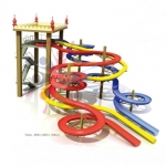 สวนน้ำไฟเบอร์กลาสขนาดใหญ่