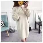 พรีออเดอร์ - เดรสไหมพรม Pre - DT131 (สีขาว)