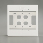 กล่องลอยพลาสติก 4x4 404-2 สีครีม