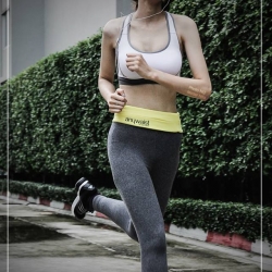 Anywaist สายคาดเอวนักกีฬา สีเหลือง (YELLOW)
