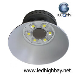 โคมไฮเบย์ LED 300w รุ่นมีพัดลมระบายความร้อน ยี่ห้อ Iwachi (แสงส้ม)