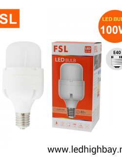 หลอดไฟไฮเบย์ LED 100w FSL (วอร์มไวท์)