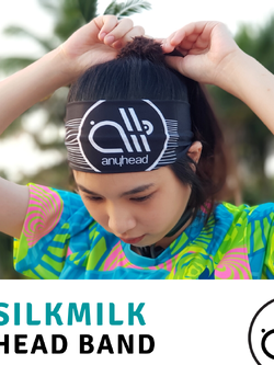 ผ้าคาดศรีษะ Head Band เนื้อ Silk Milk นุ่ม สบาย กันเหงื่อ by anyhead