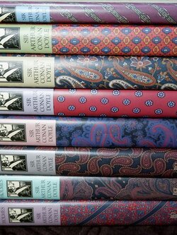 ชุด sherlock holmes by sir artur conan doyle ปกเเข็ง 8 เล่ม ปี 1994 (print in usa)