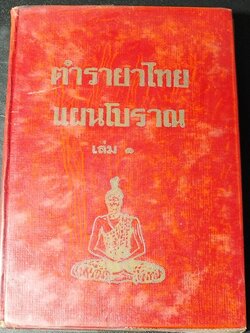 ตำรายาไทย เเผนโบราณ อ.เปี่ยม บุณยะโชติ เล่ม 1 ปกแข็ง ปี 2514