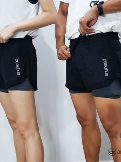 กางเกง 2 ชั้น รุ่น 2 in 1 Pro | กระชับกล้ามเนื้อ แบบสั้น ( Short , 3" )