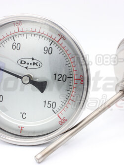 DENKI Thermometer Gauge Back (แบบออกหลัง)