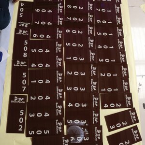 งานพิมพ์สกรีน UV บนแผ่นโลหะ