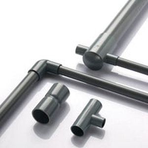 ท่อร้อยสายไฟฟ้าและอุปกรณ์ สีเทา