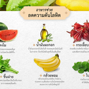 อาหารช่วยลดความดันโลหิต