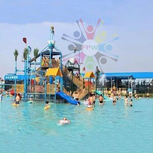 สวนน้ำไฟเบอร์กลาสขนาดใหญ่