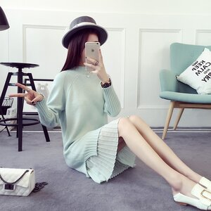 พร้อมส่ง >> เดรสไหมพรม