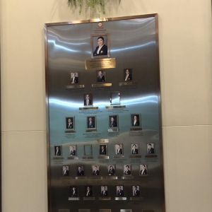 ป้ายบอร์ดผู้บริหาร/บอร์ดโครงสร้างองค์กร