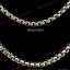 Round Chain Necklace (thick) - สร้อยคอลายผ่าหวาย แบบหนา