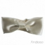Cute Pearl White Tuxedo - หูกระต่ายเด็ก สีขาวมุก (37) เนื้อผ้ามัน เรียบ Premium Quality+ (BT201)