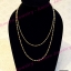 Grain Chain Necklace (Duo) - สร้อยคอลายเมล็ดข้าวสลับบอลคู่ 2 กษัตริย์