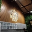 ป้ายโครงการหมู่บ้าน สแตนเลสเงายกขอบไฟออกหลัง - FACTORY YARD