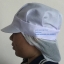 หมวกแม่ครัวเสริมเน็ตเก็บผมแบบจับจีบ