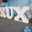 ป้ายอักษรเช่าไฟปิงปอง "RUX" 70 cm