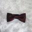 BT032 (2) - Rosewood 2- หูกระต่าย ผ้าไหมเทียม สีแดงหม่น เกรด A