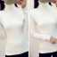 พรีออเดอร์ - เสื้อไหมพรมคอเต่า Pre - ST612 (สีขาว)