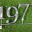 ป้ายเลขที่ อักษรซิงค์3มิติ ''1971''