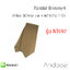 Randel Browny4 - เนคไท ผ้าโทเร สีน้ำตาล เฉด 4 (NT097)