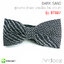 DARK SAND : หูกระต่าย ผ้านอก ลายเฉียง โทน ขาว ดำ Vintage Style Limited Edition (BT087)