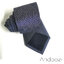 NT391_เนคไทผ้าทอลายเส้น สีน้ำเงิน 1 หน้ากว้าง 3 นิ้ว