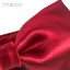 Bonnily - หูกระต่าย ผ้ามัน สีแดงก่ำเข้ม Premium Quality+++ (BT228)