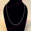 Round Chain Necklace (Crystal Cut) - สร้อยคอลายผ่าหวายตัดเหลี่ยม 4.5mm