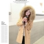พร้อมส่ง - เสื้อโค้ทผ้าวูลกันหนาว CT174 (สีน้ำตาล)