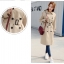 พร้อมส่ง - Trench Coat เสื้อโค้ททรงยาว CT210 (สีเบจ)