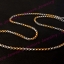 Round Chain Necklace (Duo) - สร้อยคอลายผ่าหวาย 2 กษัตริย์