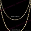Grain Chain Necklace (Duo) - สร้อยคอลายเมล็ดข้าวสลับบอลคู่ 2 กษัตริย์