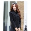 พร้อมส่ง - เสื้อโค้ทผ้าวูล CT125 (สีดำ)